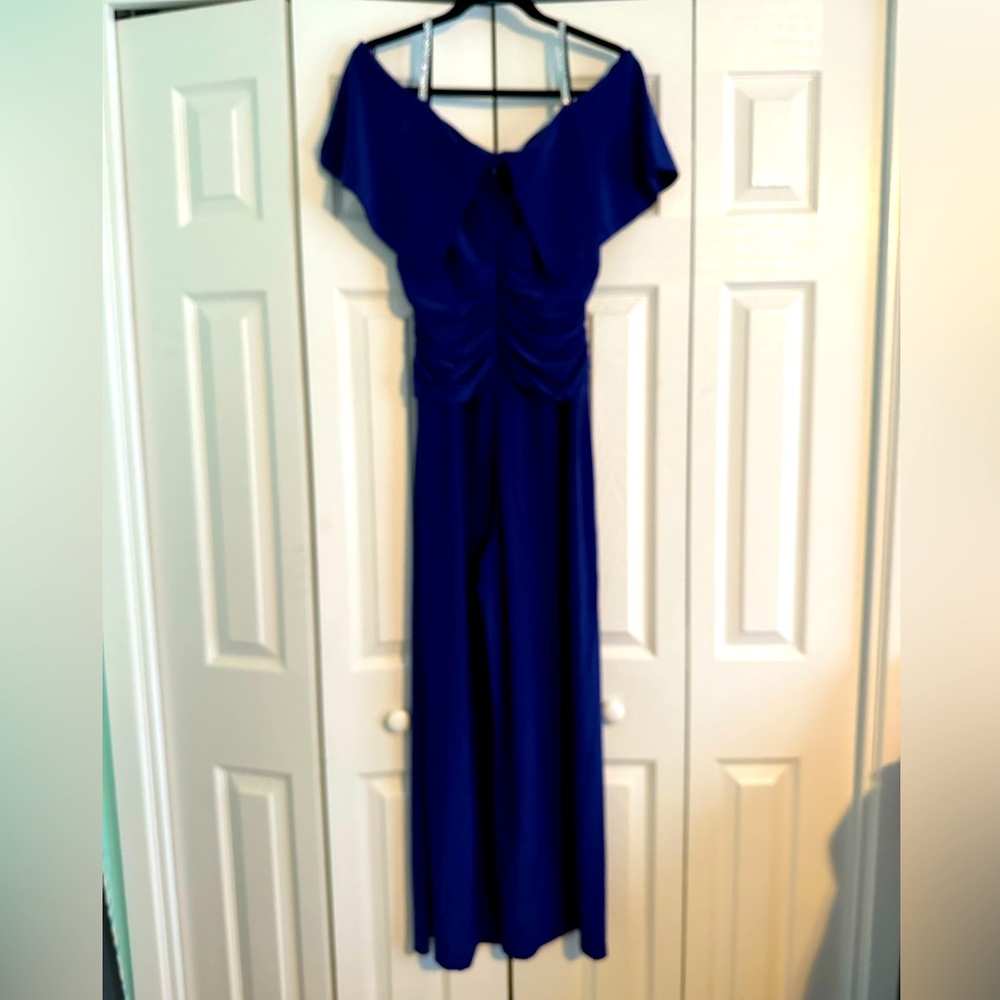 Size 12 Royal blue R&M Richard’s  jumpsuit